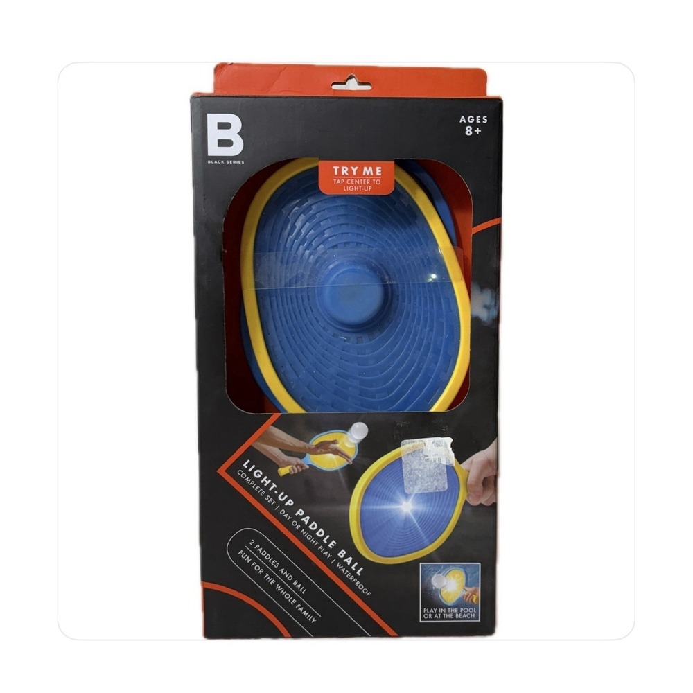 B. Toys Black Series Light Up Paddleball Set New Light Feature Not‎ Tested